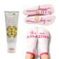 Geschenkset Fußcreme & rosane Socken